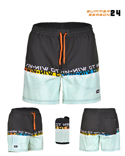 Fujin Pro Angler Short Mayo Anthracite Turquoise