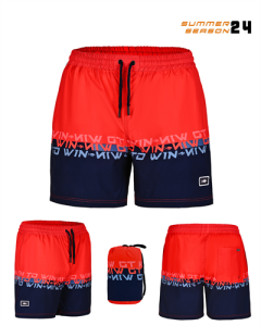 Fujin Pro Angler Short Mayo Scarlet Dark Navy