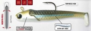 Fishus Shad Attack 6cm 10gr Silikon Yem