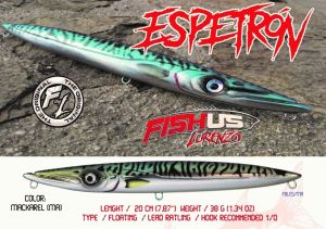 Fishus ESPETRON by Luronze 19,5cm 38gr Maket Balık