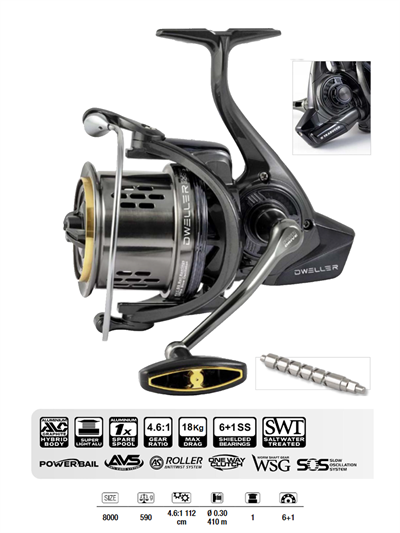 Trabucco DWeller Surf 8000 Surf Olta Makinesi