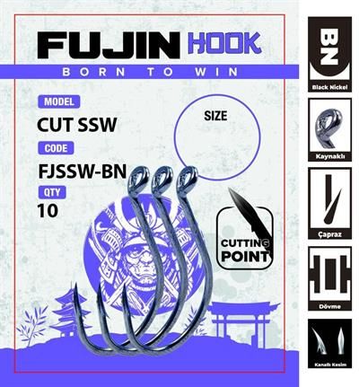Fujin Cut SSW Delikli Kaynaklı Çapraz Octopus Kancası