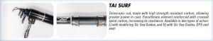 Yuki Tai Surf 420cm 100-250gr Atarlı Teleskopik Surf Kamış