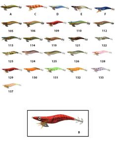 Captain 3014 Kalamar Zokası 12cm Crazy Squid Size 3.5