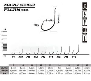 Fujin Maru Seigo Deliksiz Çapraz Olta Kancası