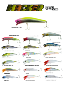 Fujin Hacker 90mm 13.7gr SSR Floating Maket Balık