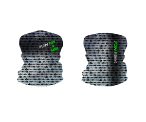 Fujin Neck Gaiter Boyunluk Aqua Blue Fish