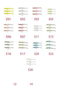 Captain 3526 Eel Fish 5cm Silikon Zargana Suni Yem 3'lü Paket