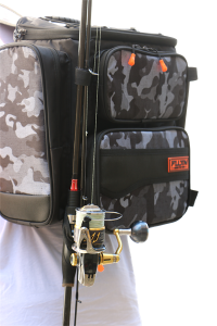 Fujin Black Camo Back Pack - Balıkçı Sırt Çantası