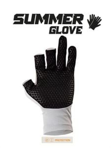 Fujin Pro Angler S24 Summer Gloves Grey