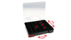 Fujin Tackle Box 125DS Çift Taraflı Slim Maket Balık Kutusu