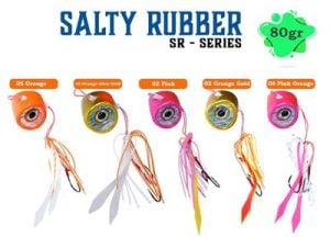 Fujin Salty Rubber 80gr SR Serisi Tai Rubber Set