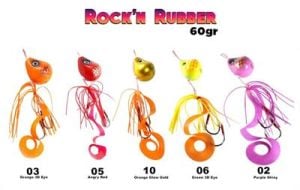 Fujin Rock'n Rubber 60gr Tai Rubber Set
