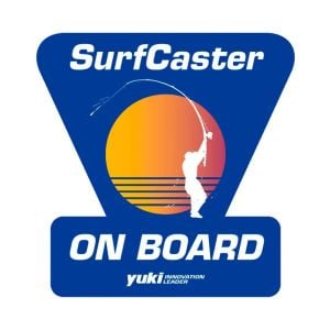Yuki *SURFCASTER ON BOARD* Sticker