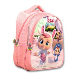 4054 Cry Babies Tavşan Kulaklar Simli Açık Pembe Kız Çocuk İlkokul Sırt Çantası