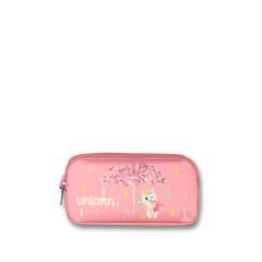 4109 Cennec Pembe Şemsiyeli Unicorn Kalem Çantası
