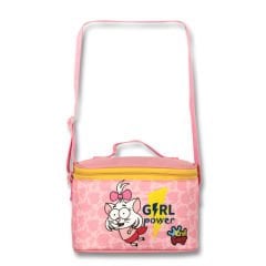 4021 Kral Şakir Pembe Girl Power Kız Çocuk Üçlü İlkokul Çanta Seti