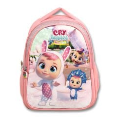 4054 Cry Babies Tavşan Kulaklar Kız Çocuk Üçlü İlkokul Çanta Seti