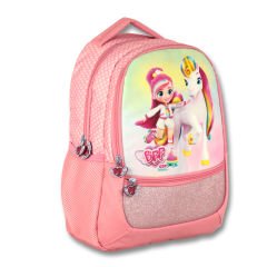 4074 Cry Babies Gökkuşağı Pembe Üçlü İlkokul Çanta Seti