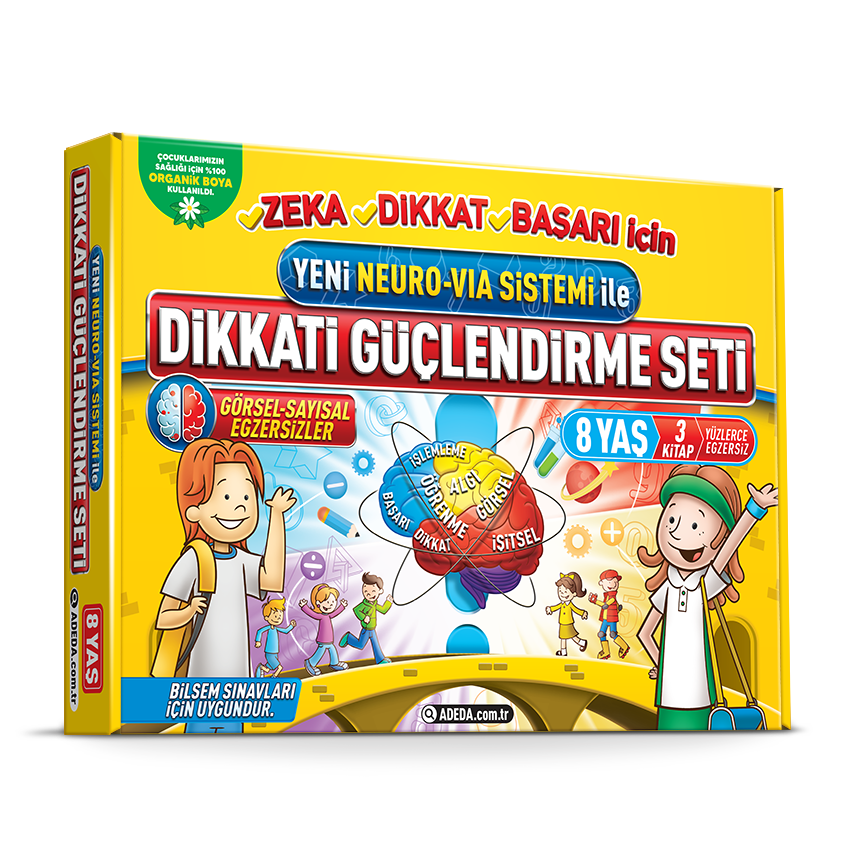 Dikkati Güçlendirme Seti 8 Yaş