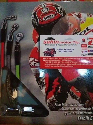 YAMAHA YZF R6 S ÖN FREN HİDROLİK HORTUMU 2004-2008 ŞEFAF ÇELİK