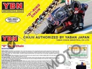 HONDA CBR 250 R ZİNCİR YBN O-RING'Lİ 520 108L