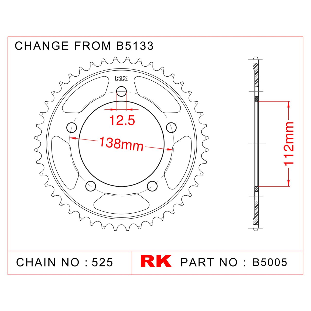 HONDA CBR 900 RR ARKA DİŞLİ ÇELİK RK