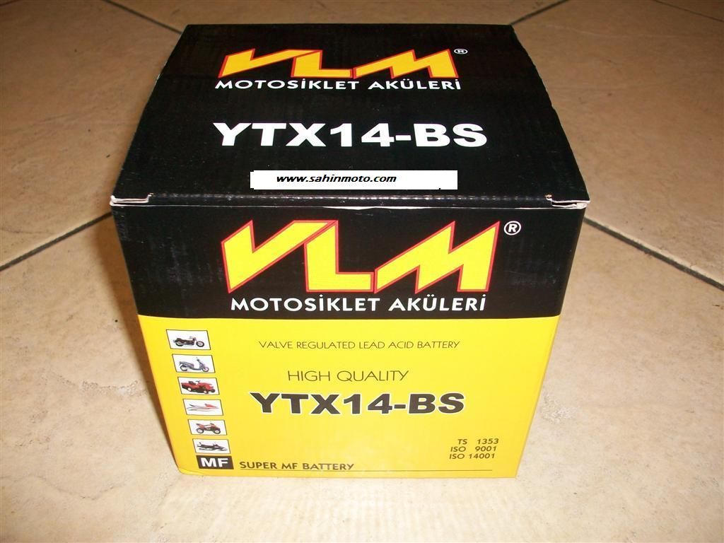 HYOSUNG GT250R AKÜ YTX14-BS