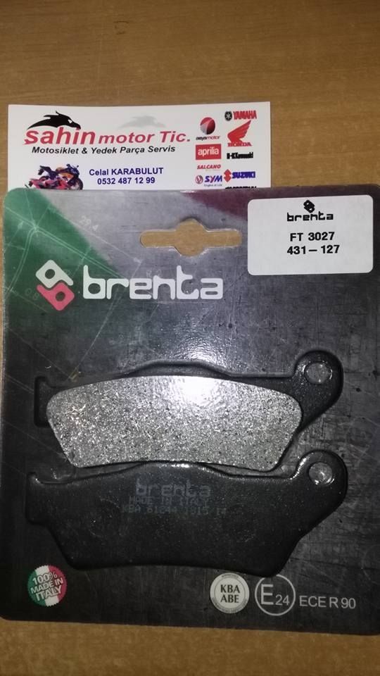 GILERA NEXUS 500 ÖN FREN BALATASI BRENTA