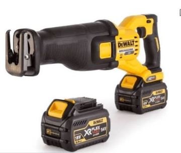 Dewalt DCS389T2 54V 2.0AH LI-ION Çift Akülü Kömürsüz Tilki Kuyruğu Testere