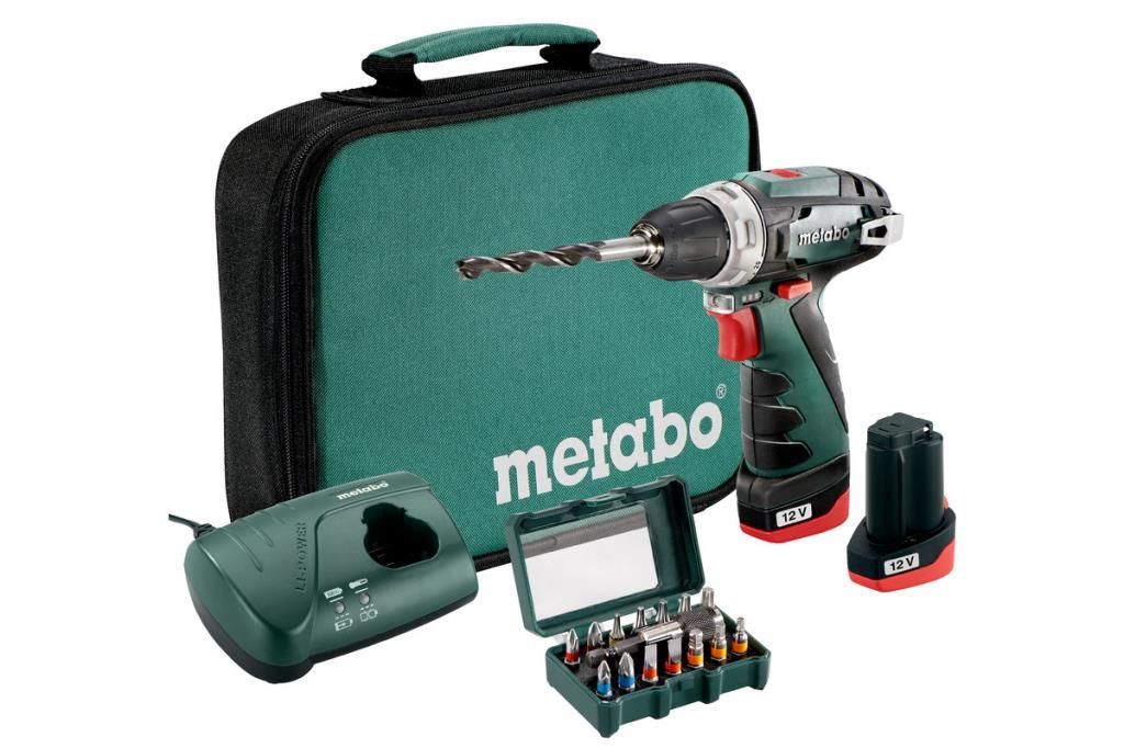 Metabo PowermaxxBS+Bitbox Darbesiz Akülü Matkap-Tornavida