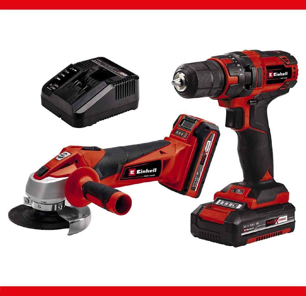 Einhell Tc-Tk 18'li Kit Şarjlı Matkap + Şarjlı Taşlama Birlikte 4257238