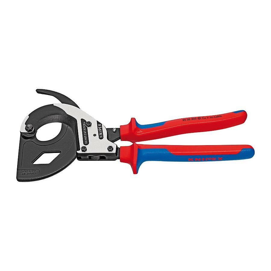 Knipex 9532320 Cırcır Mekanizmalı Kablo Makası