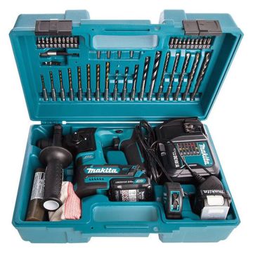 Makita HR140DWAE2 Akülü Delici 65 Parça Uç Setli