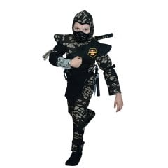 Hkostüm Askeri Komando Ninja Çocuk Kostümü 5-6 Yaş