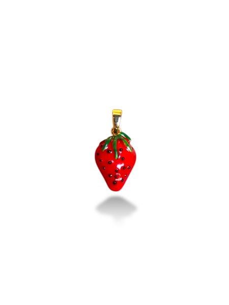 Çilek Charm Cam