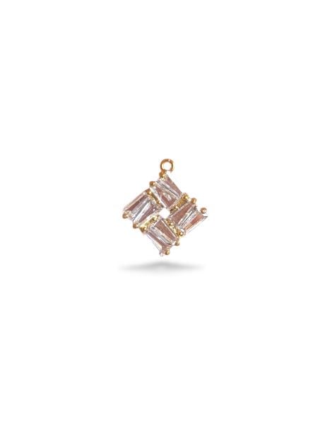 Altın Kaplama Taşlı Charm