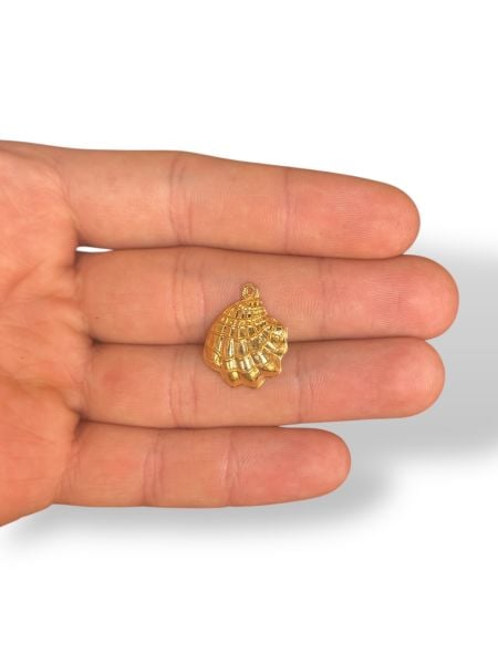 Altın Kaplama Deniz Kabuğu Charm