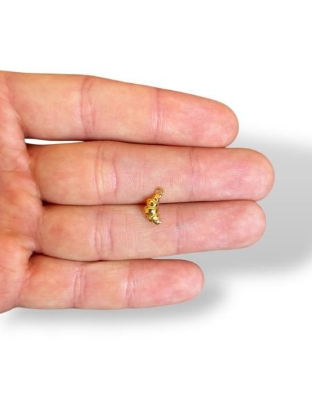 Altın Kaplama Kruvasan Charm