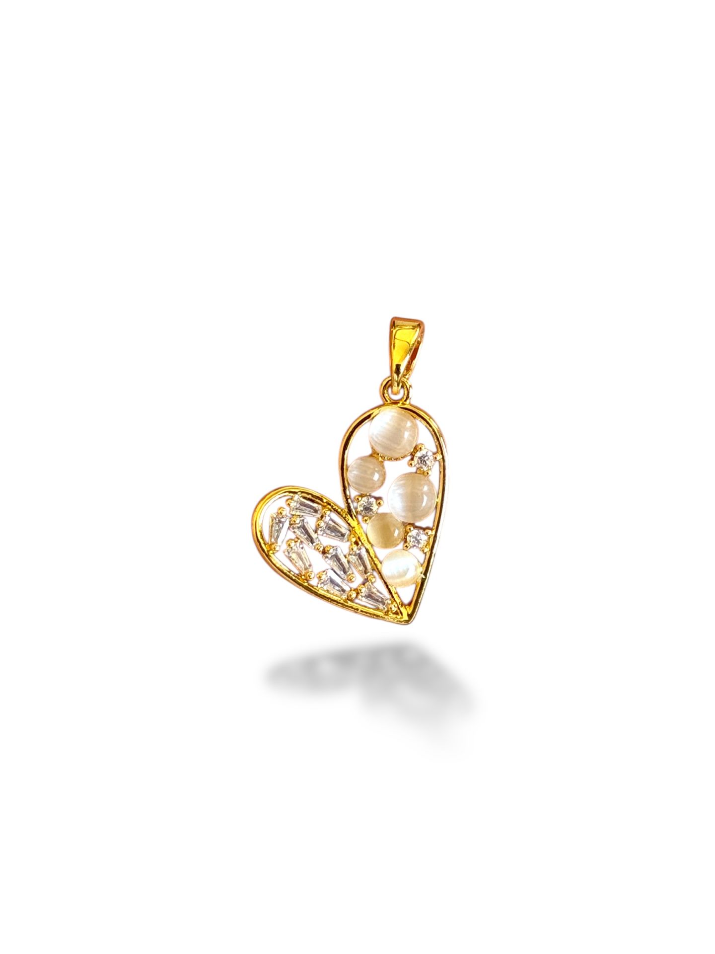 Kalp Charm Altın Kaplama