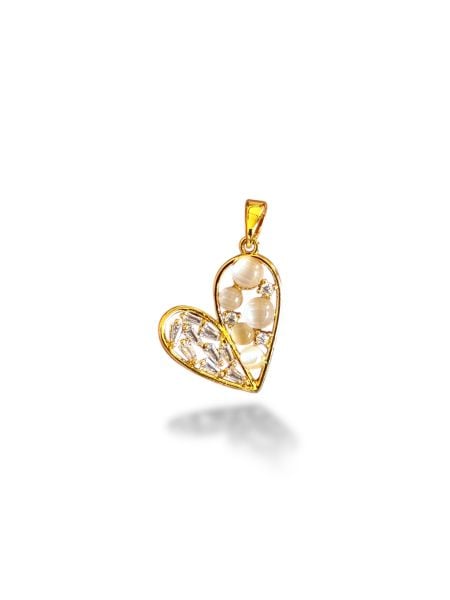 Kalp Charm Altın Kaplama