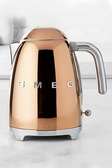 Smeg Rose Gold Kettle 50's Retro Style ''Yumuşak Açılır'' Kapak Sistemi KLF03RGEU