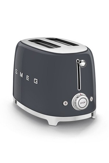 SMEG 50' Style BARUT GRİSİ 2 DİLİMLİ EKMEK KIZARTMA MAKİNESİ TSF01GREU