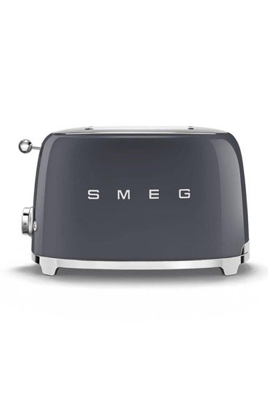 SMEG 50' Style BARUT GRİSİ 2 DİLİMLİ EKMEK KIZARTMA MAKİNESİ TSF01GREU