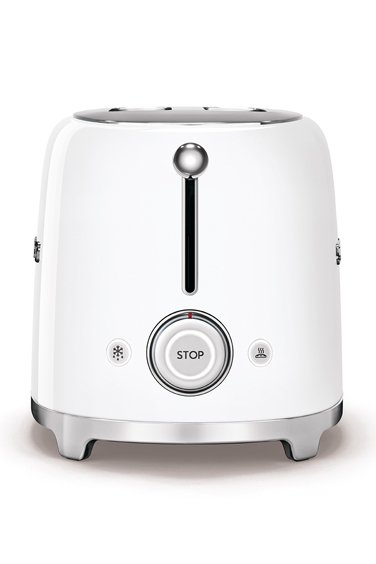 SMEG 50' Style Beyaz 2 Dilimli Ekmek Kızartma Makinesi TSF01WHEU