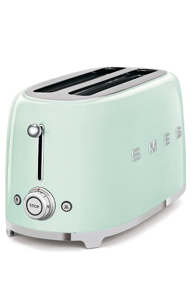 SMEG 50' Style Pastel Yeşil 4 Dilimli Ekmek Kızartma Makinesi TSF02PGEU