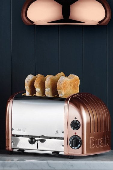 DUALİT Bakır Rengi Dörtlü Ekmek Kızartma Makinesi