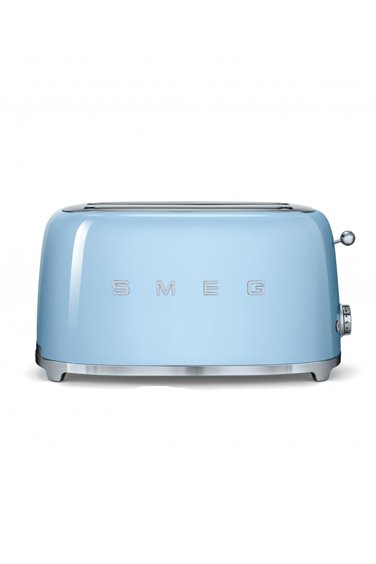 SMEG 50' Style Pastel Mavi 4 Dilimli Ekmek Kızartma Makinesi TSF02PBEU