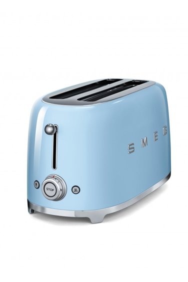 SMEG 50' Style Pastel Mavi 4 Dilimli Ekmek Kızartma Makinesi TSF02PBEU