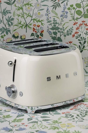 SMEG Krem 4*1 Hazneli 50' Style Ekmek Kızartma Makinesi TSF03CREU